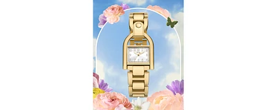 Fossil Women's Harwell Three-Hand Gold-Tone Stainless Steel Watch 28mm