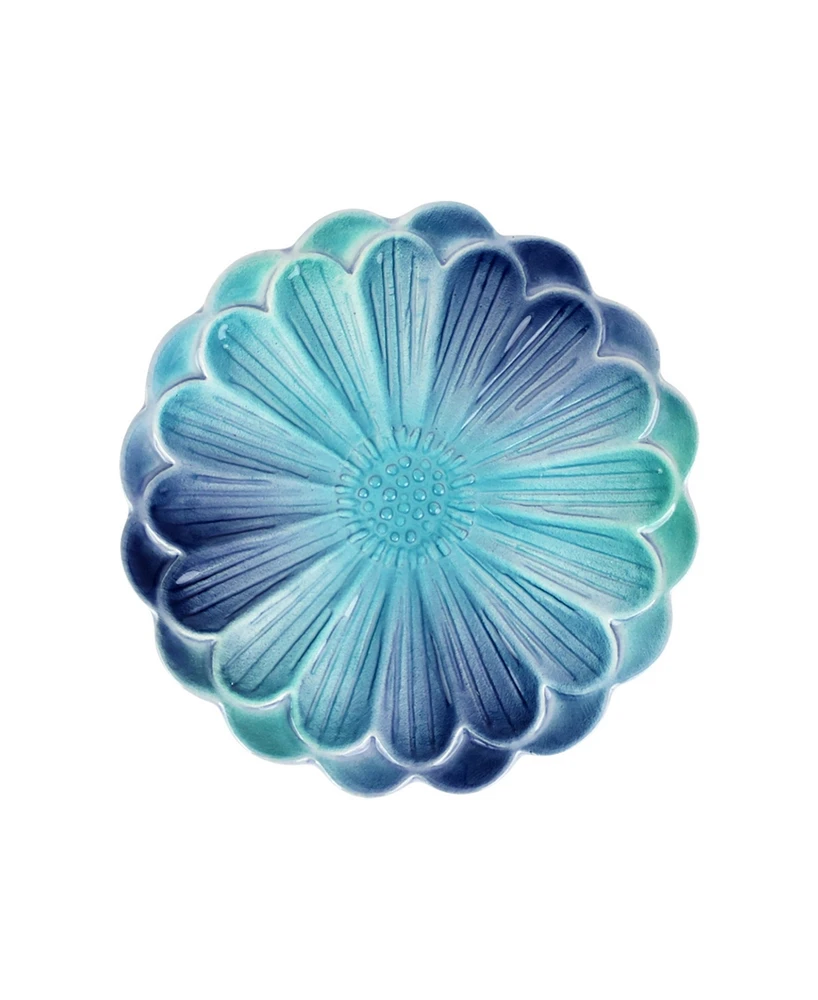Vietri Lisbon Flower Cocktail Plate