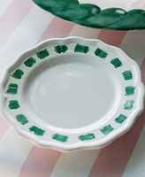 Vietri Lisbon Stitch Cocktail Plate