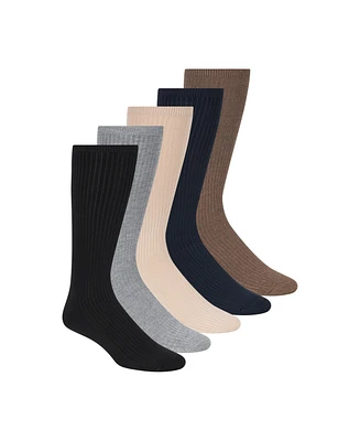 Scotch & Soda Men's 5-Pack Ribbed Crew Dress Socks