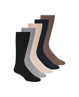 Scotch & Soda Men's 5-Pack Ribbed Crew Dress Socks