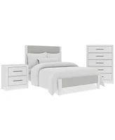 Catriona 3pc Bedroom Set (Full Upholstered Bed, Chest & 2-Drawer Nightstand), Created for Macy's