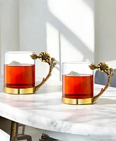 Antique-Like Mugs, Set of 2, 14 Oz