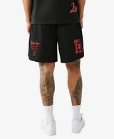 True Religion Men's Mesh Basketball Shorts