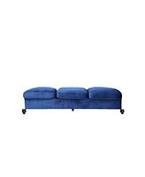 Navy Blue Velvet Sofa: Elegance And Comfort
