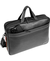 The Hey Handsome 18in Pebble Grain Genuine Leather Briefcase