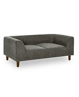 Modern Pet Sofa with Armrests for Medium to Large Dogs, Dark Grey
