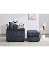 Cozy Sectional Sofa with Storage and Hardwood Durability