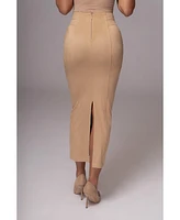 Jluxlabel Women's Phoenix Suede Skirt
