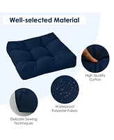 21 Inch x 21 Inch Patio Chair Seat Cushion Pads for Indoor and Outdoor