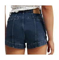 Cotton On Women's High Rise Micro Denim Short