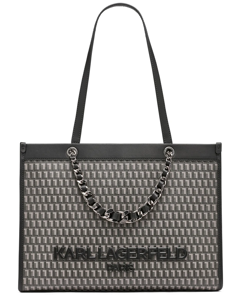 Karl Lagerfeld Paris Savoie Monogram Tote