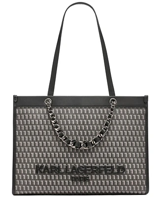 Karl Lagerfeld Paris Savoie Monogram Tote