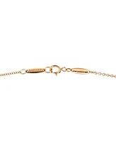 Pre-Owned Tiffany & Co. 11mm Elsa Peretti Open Heart Pendant Necklace 18K Rose Gold