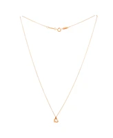 Pre-Owned Tiffany & Co. 7mm Elsa Peretti Open Heart Pendant Necklace 18K Rose Gold
