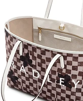 Radley London Southwell Gardens Check Open Top Tote Bag