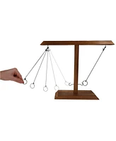 Pacific Shore Games 2 Player Wooden Ring Toss Game