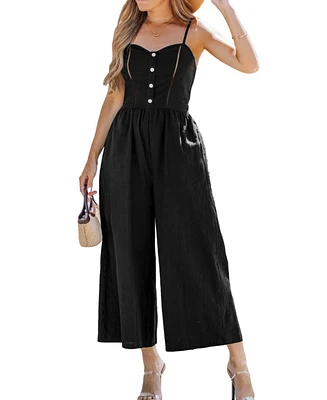 Cupshe Women's Elegant Palazzo Jumpsuit