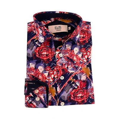 Elie Balleh Big Boys Red Paint Splash Shirt: Unleash Creativity