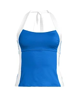Lands' End Women's Seamed Halter Tankini Top