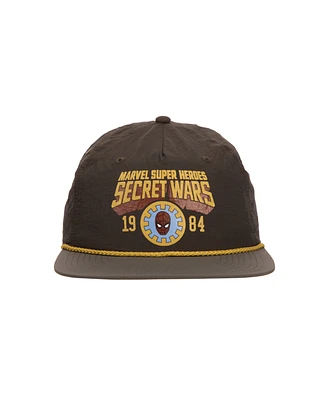 Marvel Men's Secret Wars Spider-Man 1984 Adult Green Retro Baseball Hat