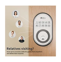 Zachvo Keyless Entry Deadbolt Lock, Electric Door Locks with Keypads