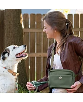 3-in-1 Crossbody Dog Walk Bag with Matching Planet-Safe Poop Bags