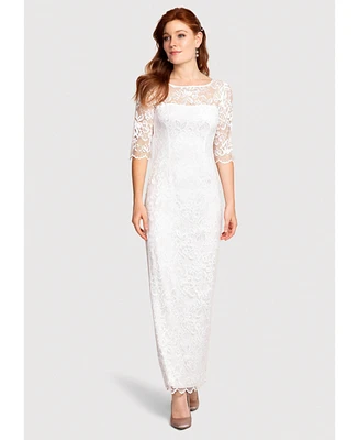 Alie Street London Women's Lila 3/4 Sleeve Lace Bridal Gown