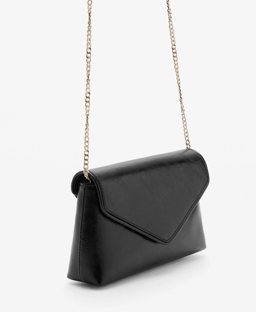 Mango Women's Flap Chain Bag