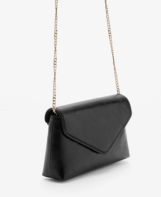 Mango Women's Flap Chain Bag