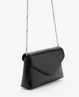 Mango Women's Flap Chain Bag