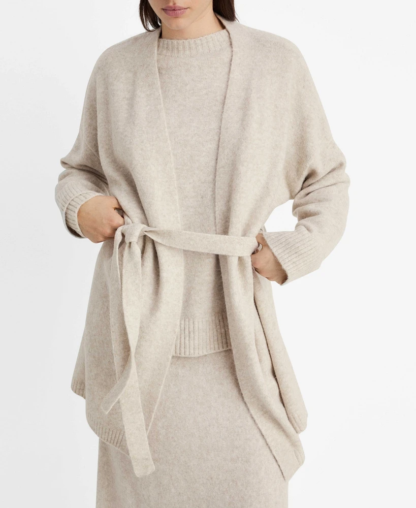 Mango Women's Short Knitted Cardigan