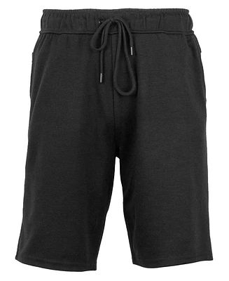 Galaxy by Harvic Men's Tech Fleece Performance With Heat Seal Zipper Pocket Shorts
