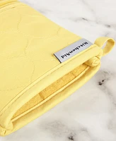 KitchenAid Quilted Cotton Terry Cloth Kitchen Towel, Oven Mitt, Pot Holder, 4-Pack Set
