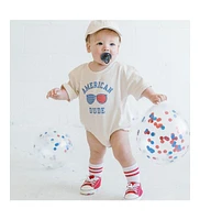 Sweet Wink Baby Boys American Dude Short Sleeve Romper