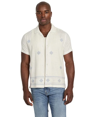 Guess Men's Mosley Embroidered Shirt