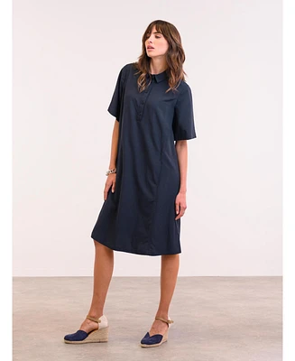 Celtic & Co. Women's Short Sleeve Swing Dress