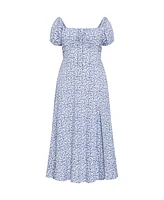 City Chic Plus Abbie Print Maxi Dress