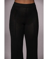 Jluxlabel Women's Fortuna Sweater Knit Pants