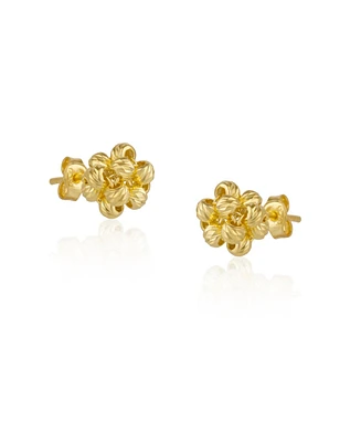 Spero London Sterling Silver Dorissa Beaded Stud Earring