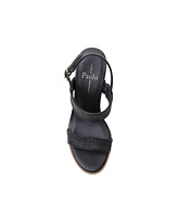 Edith | Woven Raffia High Wedge Sport Sandals