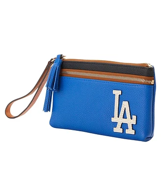 Dooney & Bourke Los Angeles Dodgers Infield Double-Zip Wristlet