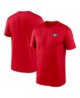 Nike Men's Red Georgia Bulldogs 2025 Sideline Small Logo Legend Performance T-Shirt