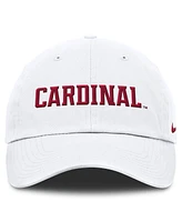 Nike Men's White Stanford Cardinal Core Club Mascot Wordmark Adjustable Hat
