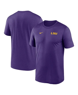 Nike Men's Purple Lsu Tigers 2025 Sideline Small Logo Legend Performance T-Shirt