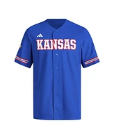 Adidas Men's Royal Kansas Jayhawks Replica Baseball Jersey