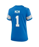Nike Men's Number 1 Mom Blue Detroit Lions Game Jersey