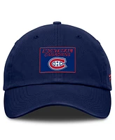 Fanatics Men's Navy Montreal Canadiens Authentic Pro Prime Adjustable Hat