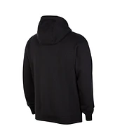 Nike Men's Black Golden State Warriors Courtside Club Pullover Hoodie