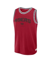 Fanatics Men's Scarlet San Francisco 49ers Elements Future Ground Jersey Tank Top